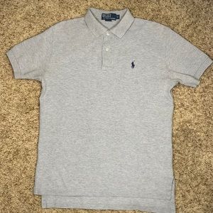 Mens Grey Polo by Ralph Lauren